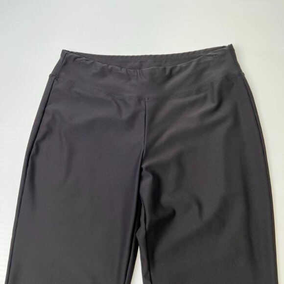 Vintage Nike Pant Women Medium Wide Leg Crop Swoosh 28x23 Gym Retro Y2K Core Ex - Picture 2 of 10